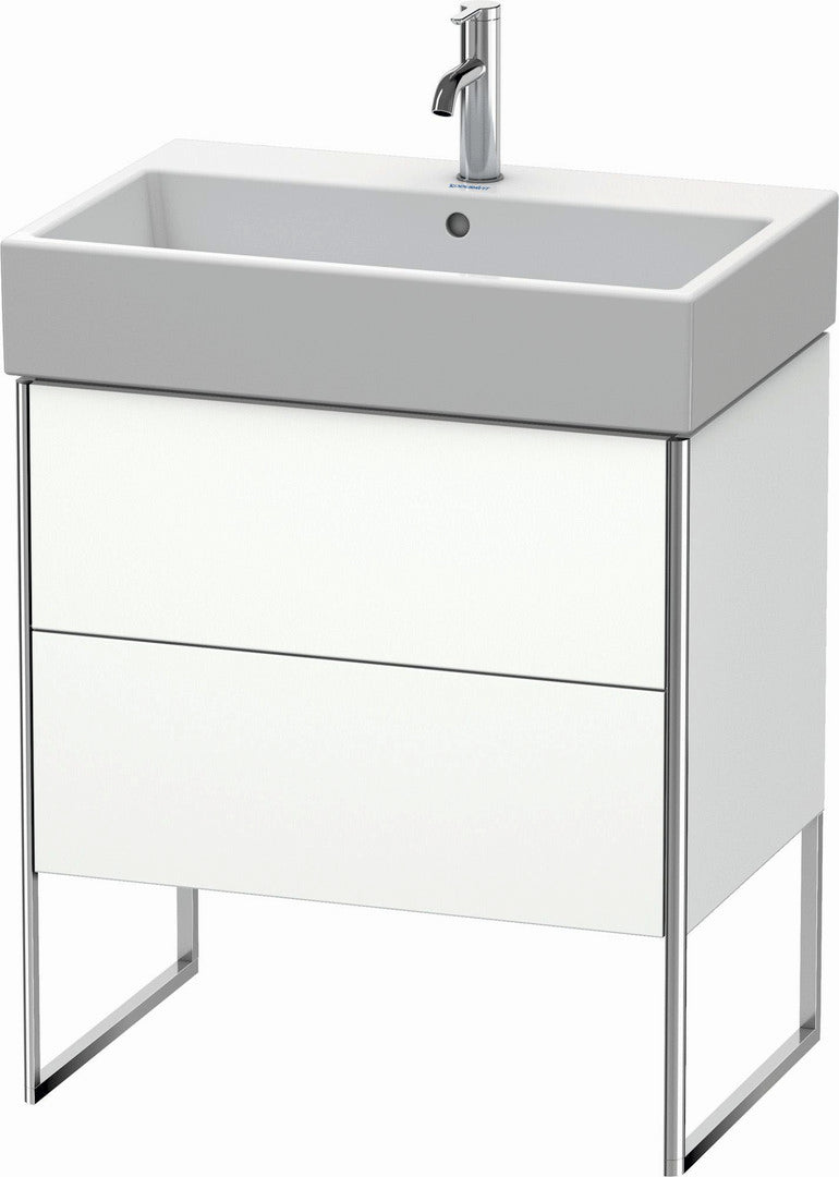 Duravit XSquare 27" White Matt Two Drawer Floorstanding Vanity Unit (XS447401818)