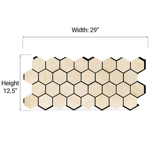 PROSAUNAS Aspen HIVE 1x4 10' Decorative Sauna Wall Material Panel