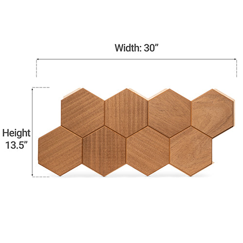 PROSAUNAS Thermo-Aspen HIVE 1x4 10' Thermally-Modified Decorative Sauna Wall Material Panel