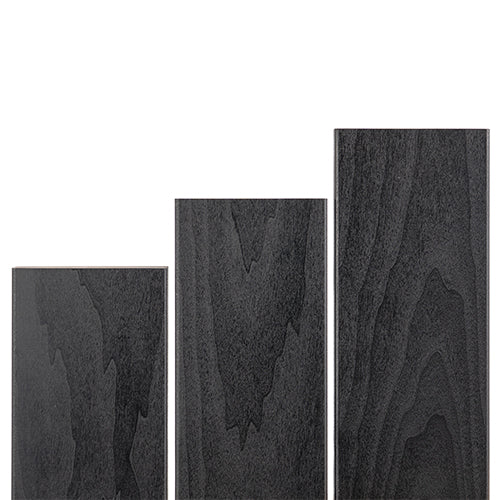 PROSAUNAS Aspen Midnight Black 2x5 5' Black-Wax Finished Smooth 4 Sides Eased Edges SHP Sauna Bench Material