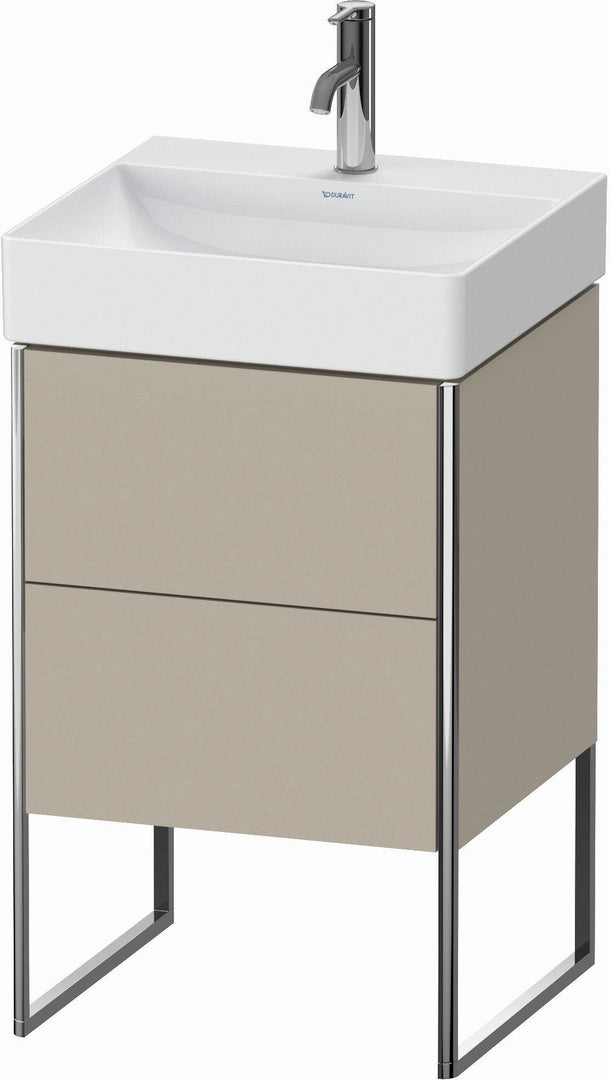 Duravit XSquare 19" Taupe Two Drawer Floorstanding Vanity Unit (XS443906060)