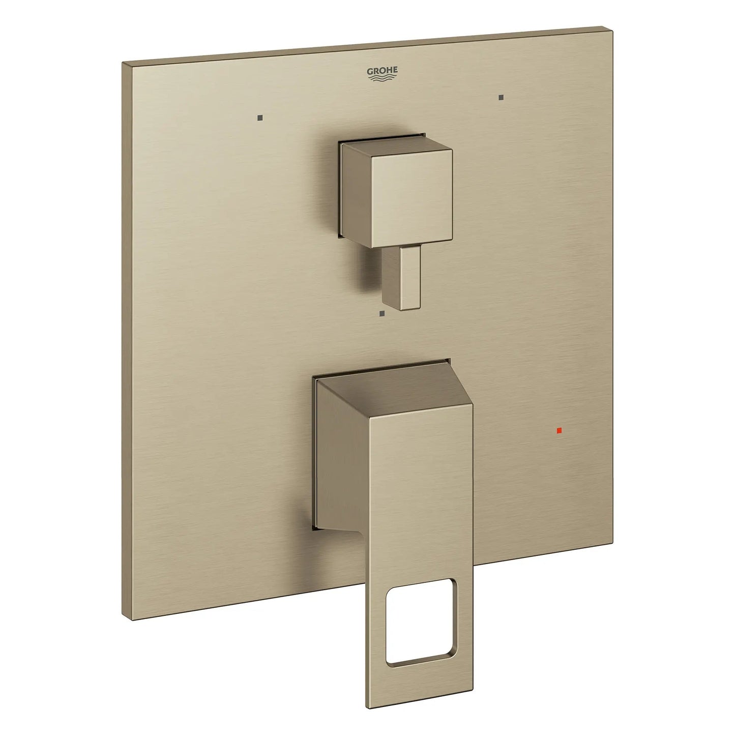 Grohe Eurocube 3-Way Diverter With Cartridge Brushed Nickel Infinity Pressure Balance Valve Trim