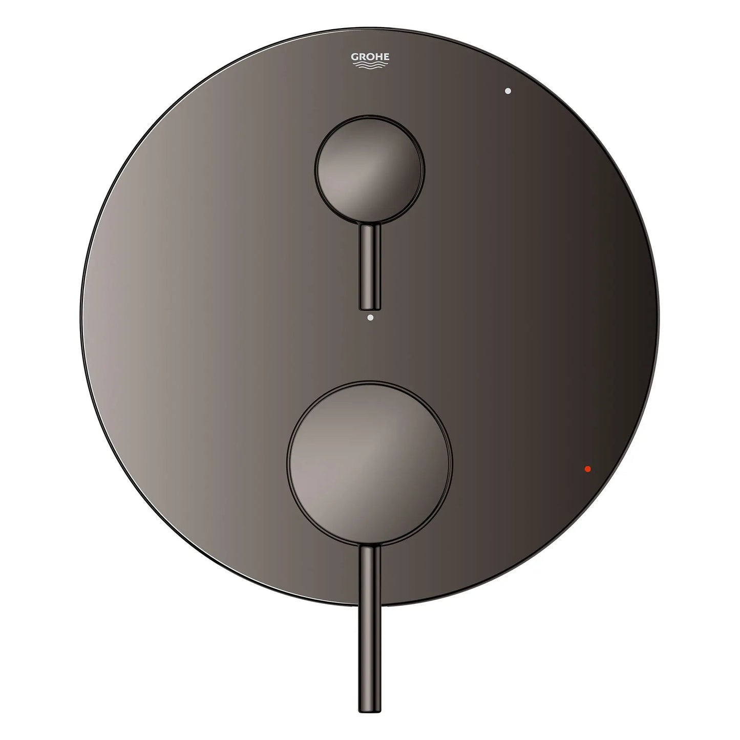 Grohe Timeless 2-Way Pressure Balance Hard Graphite Diverter Trim Valve Trim With Cartridge