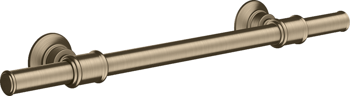 Axor Montreux 12" Metal Brushed Nickel Wall Mounted Towel Bar