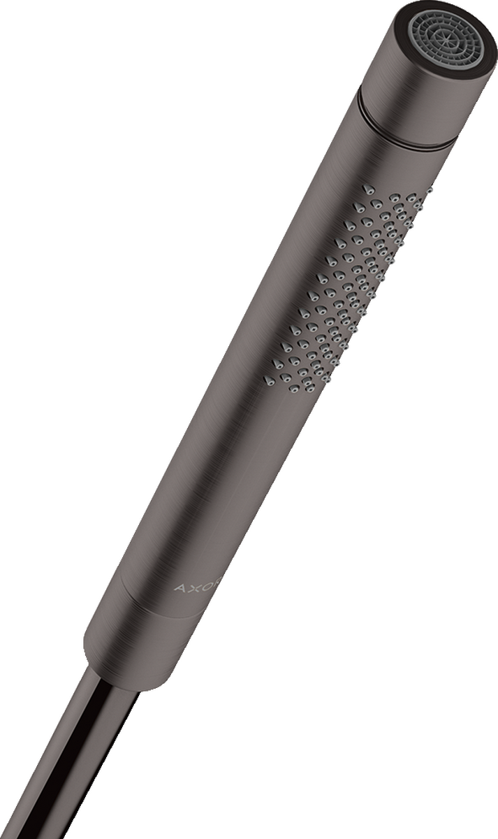 Axor Starck 2.5 GPM 2-Jet Brushed Black Chrome Baton Handshower