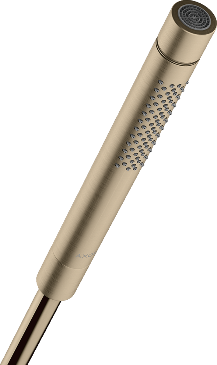 Axor Starck 1.5 GPM 2-Jet Brushed Nickel Baton Handshower