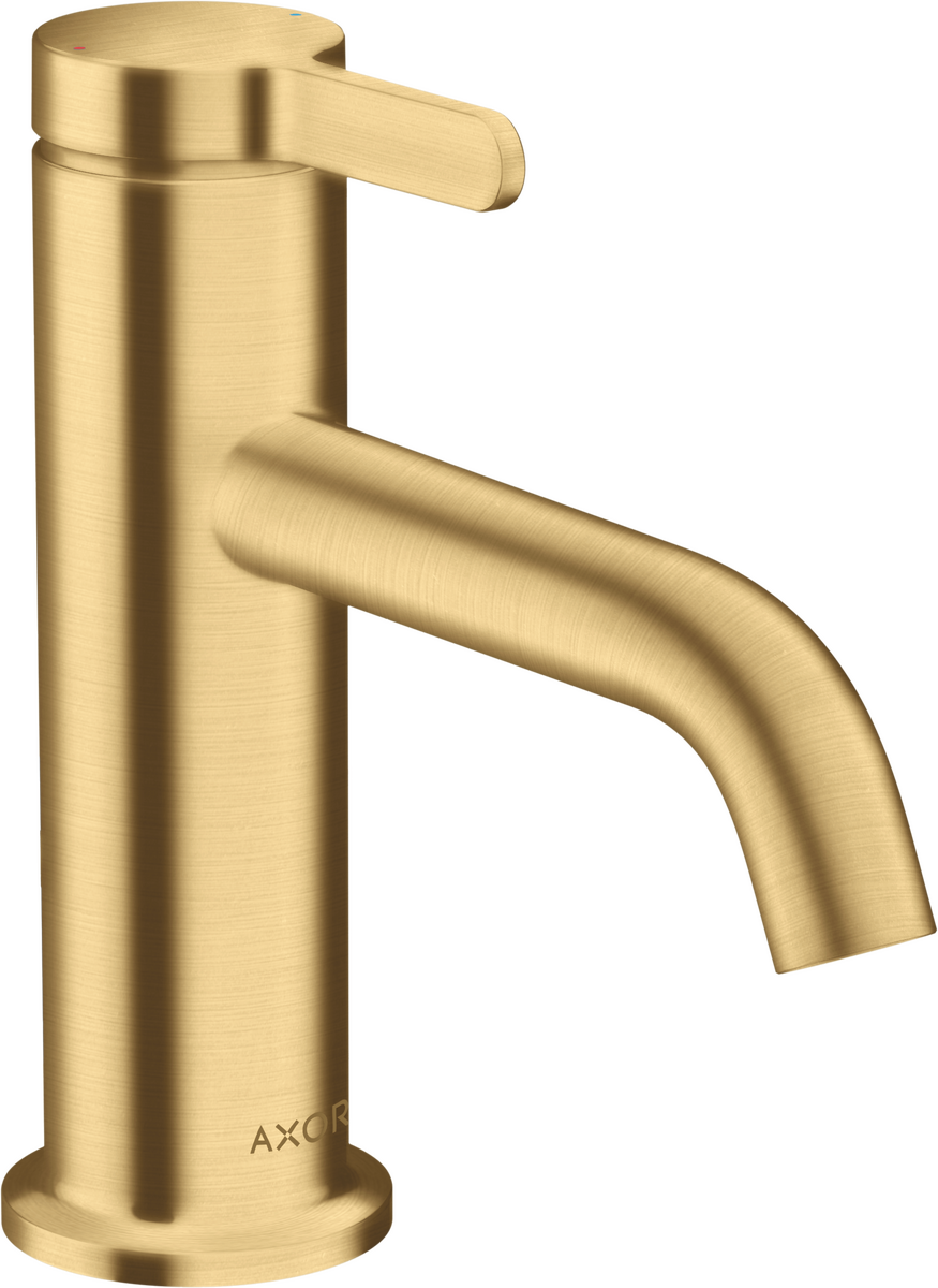 Axor One 1.2 GPM Single Hole Lever Handle Brushed Gold Optic Faucet