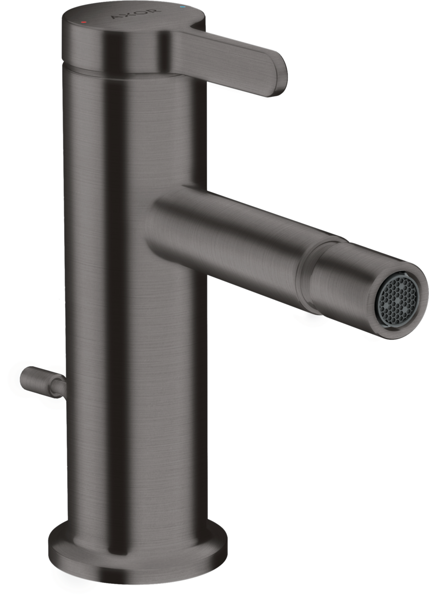 Axor One 1.5 GPM Single Hole Lever Handle Brushed Black Chrome Bidet Faucet