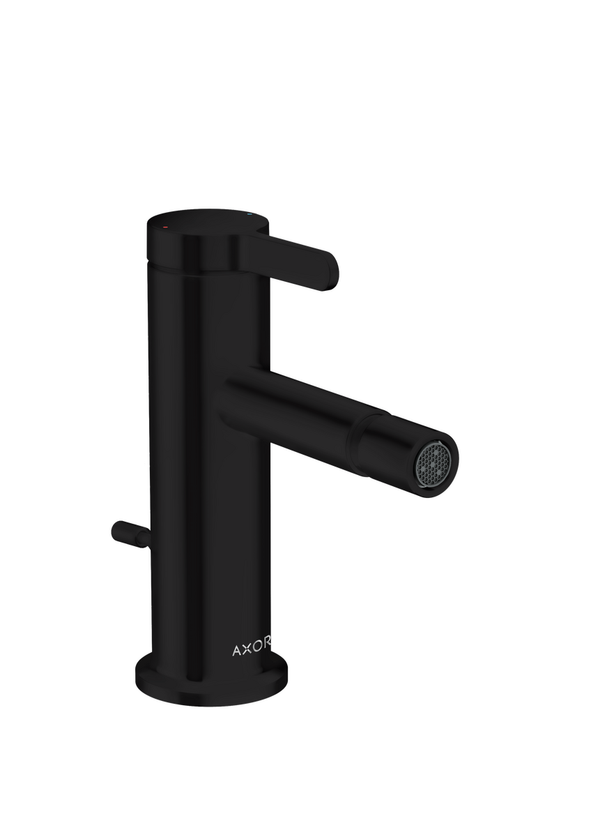 Axor One 1.5 GPM Single Hole Lever Handle Matte Black Bidet Faucet