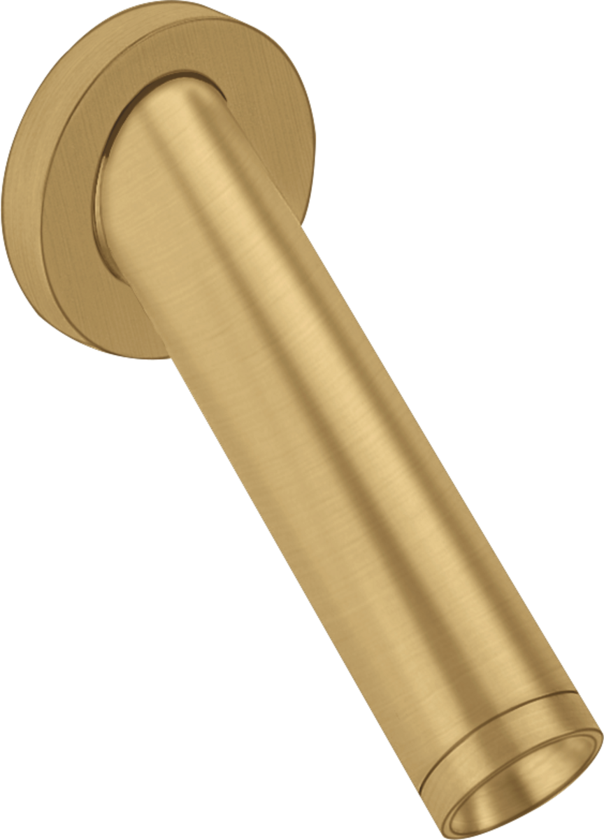 Axor Starck Metal Construction Brushed Gold Optic Tub Spout