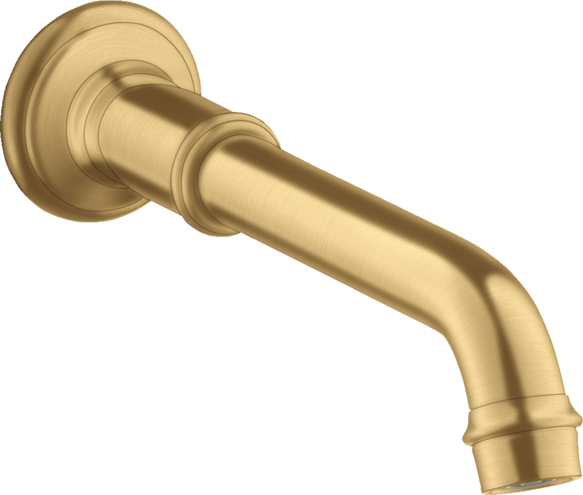 Axor Montreux Metal Construction Brushed Gold Optic Tub Spout