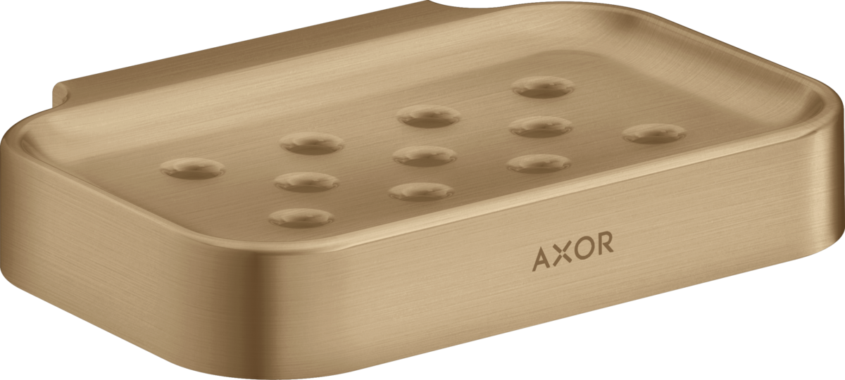 Axor Universal Circular Brushed Bronze Wall Mounted Soap Dish