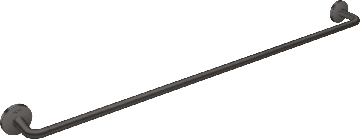 Axor Universal Circular 30" Brushed Black Chrome Towel Bar