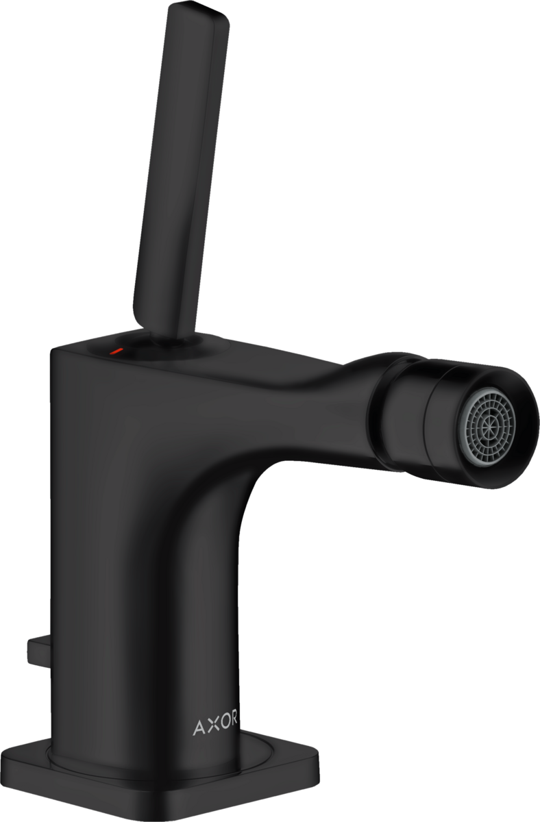 Axor Citterio E 1.5 GPM Single Hole Matte Black Bidet Faucet