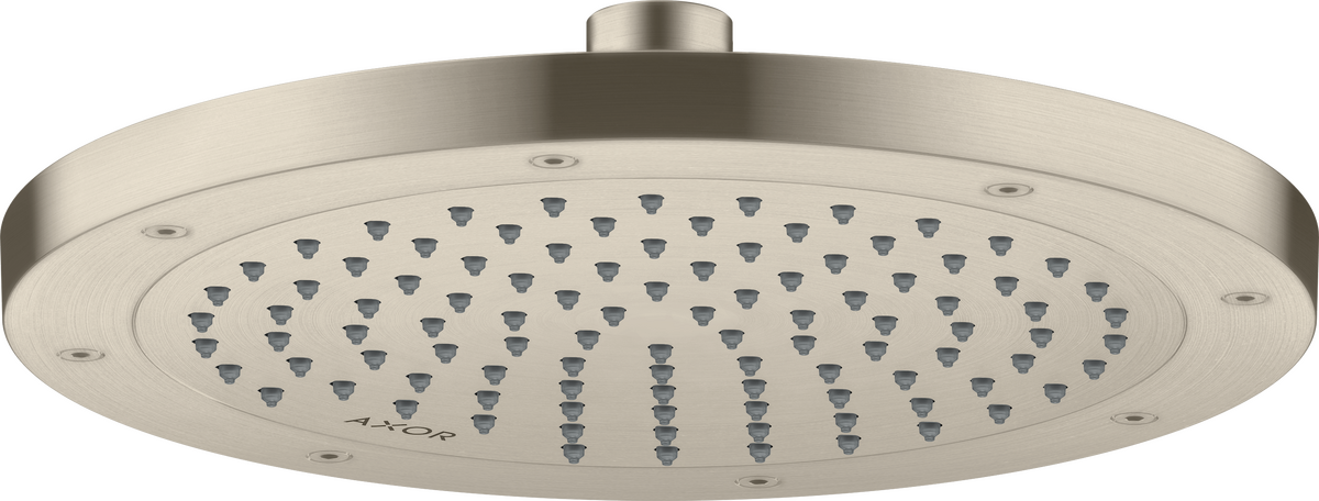 Axor ShowerSolutions 2.5 GPM 245 1-Jet Brushed Nickel Rain Showerhead