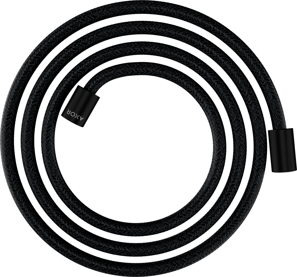 Axor ShowerSolutions 79" Matte Black Textile Hose With Cylindrical Nut
