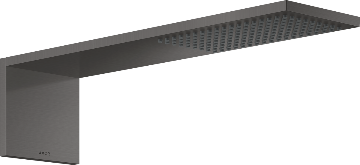 Axor ShowerComposition 1.75 GPM 1-Jet Brushed Black Chrome Showerhead Module