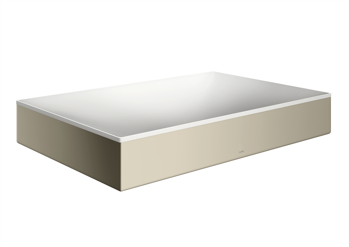 Axor Suite 24" x 16" Solid Surface Polished Nickel Sink Without Overflow