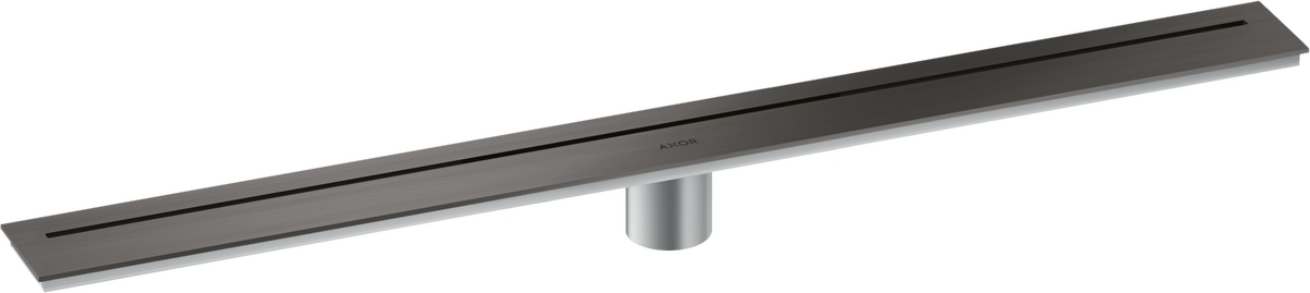 Axor 32" Stainless Steel Floor Installation Brushed Black Chrome Drain