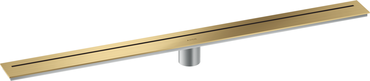 Axor 36" Stainless Steel Floor Installation Brushed Gold Optic Drain