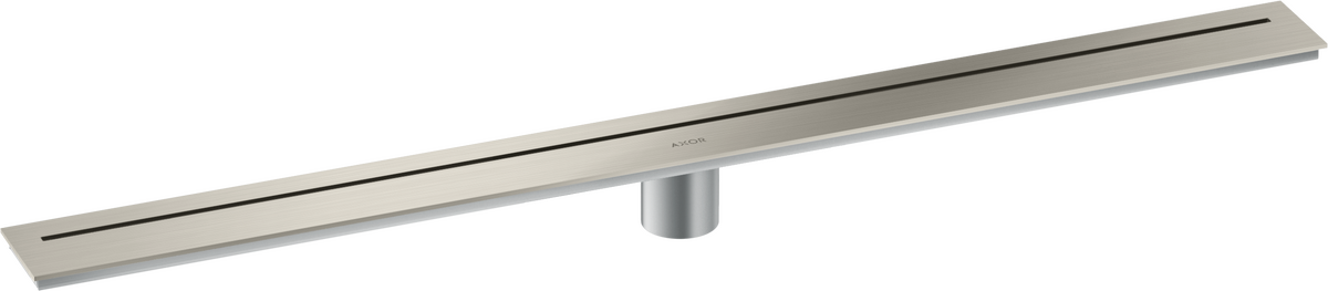 Axor 36" Stainless Steel Floor Installation Brushed Stainless Steel Drain