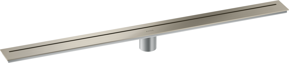 Axor 36" Stainless Steel Floor Installation Brushed Nickel Drain