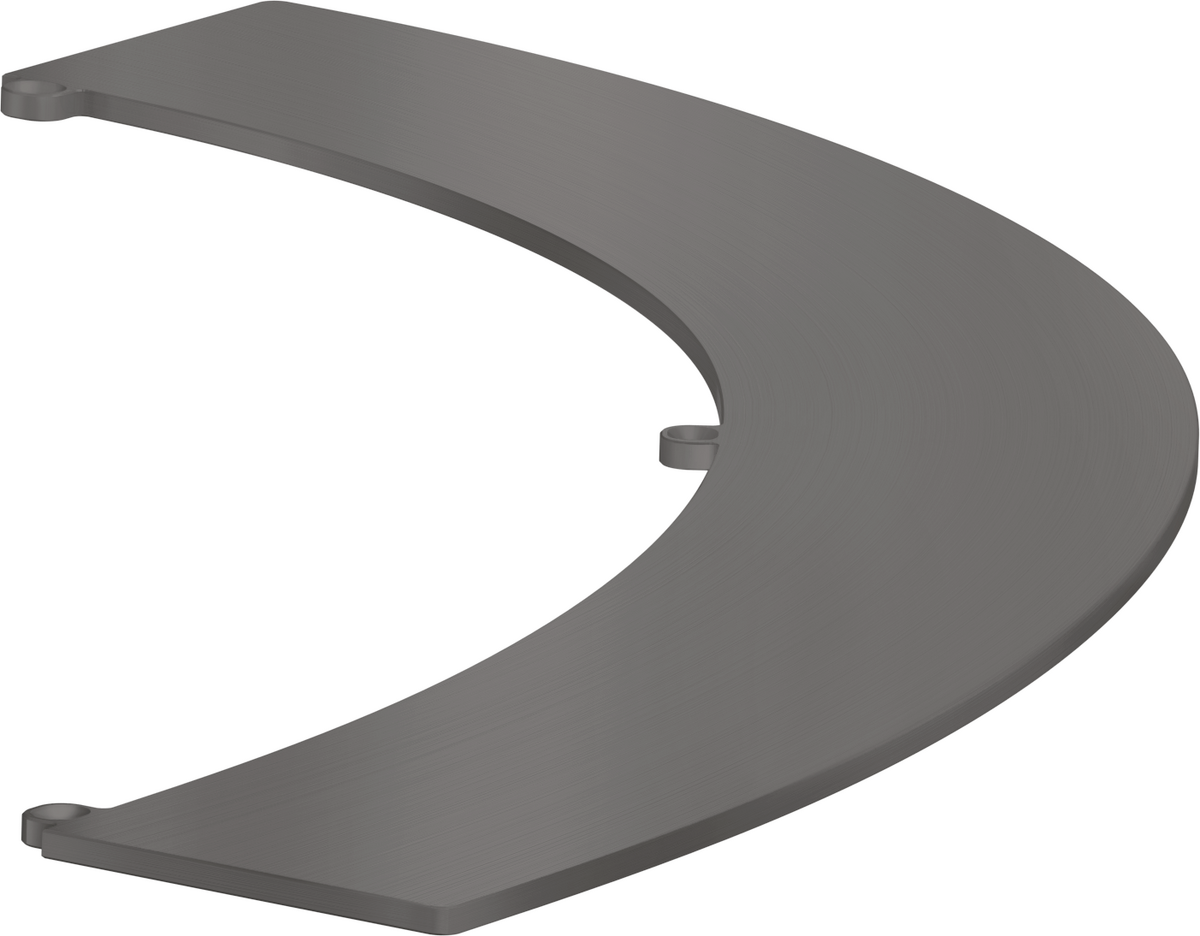 Axor Suite Metal Brushed Black Chrome Optic Shelf