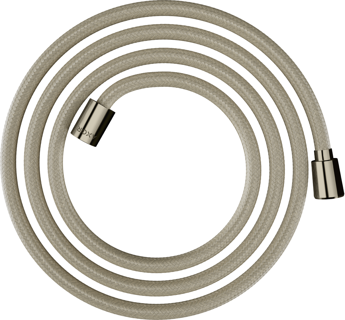 Axor ShowerSolutions 79" Polished Nickel Textile Hose With Cylindrical and Conical Nut