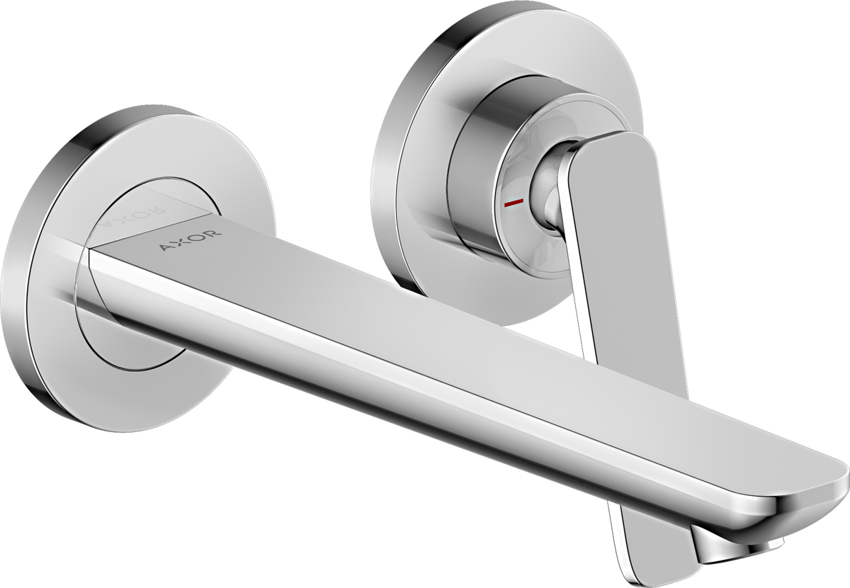 Axor Citterio C 1.2 GPM Single Handle Wall Mounted Chrome Faucet Trim Without Pop-Up Drain
