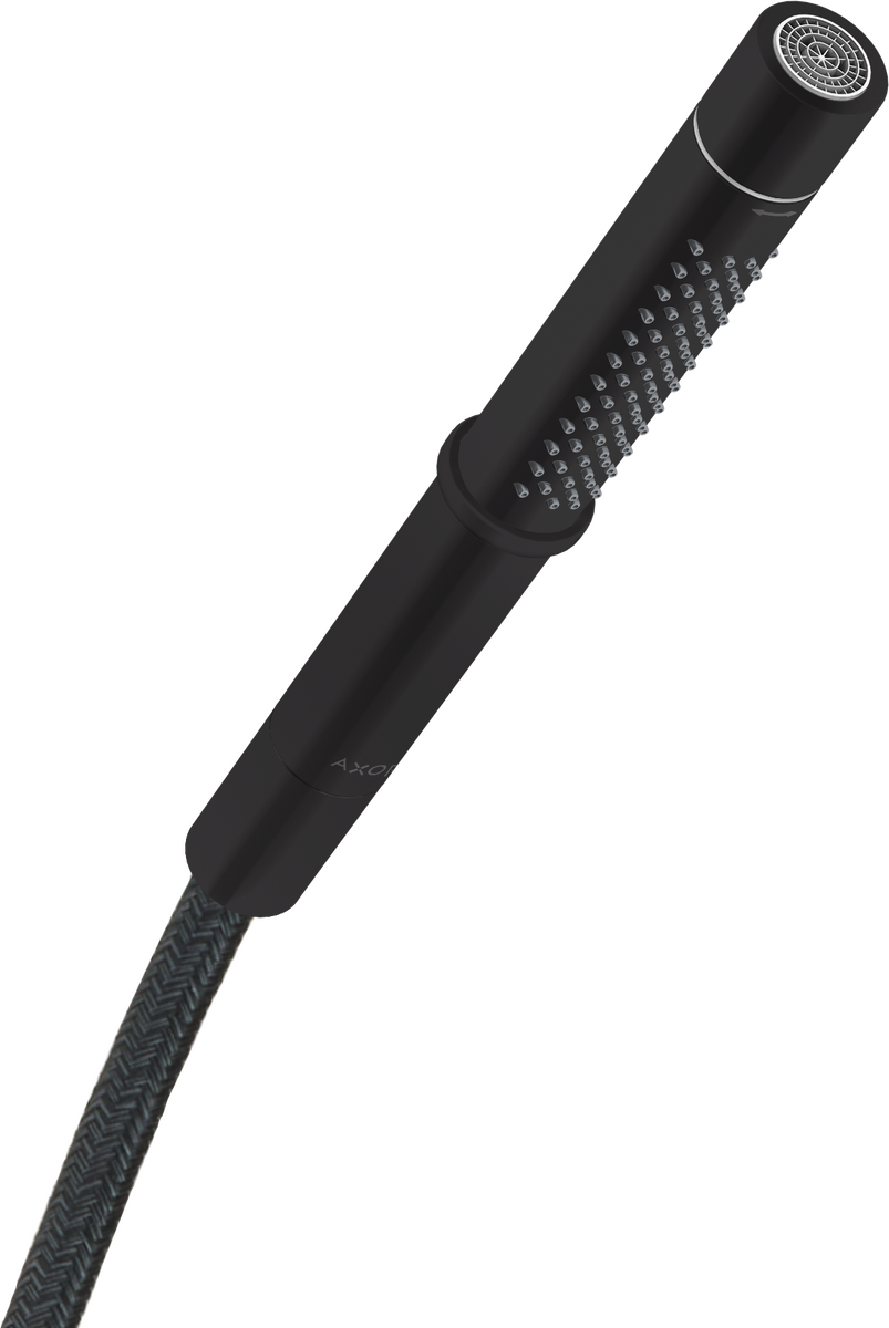 Axor Starck 1.75 GPM Matte Black Baton Handshower