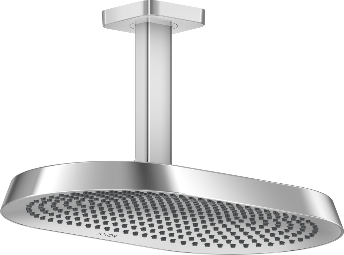 Axor ShowerSphere 2.5 GPM 370 2-Jet Ceiling Connection Polished Nickel Showerhead