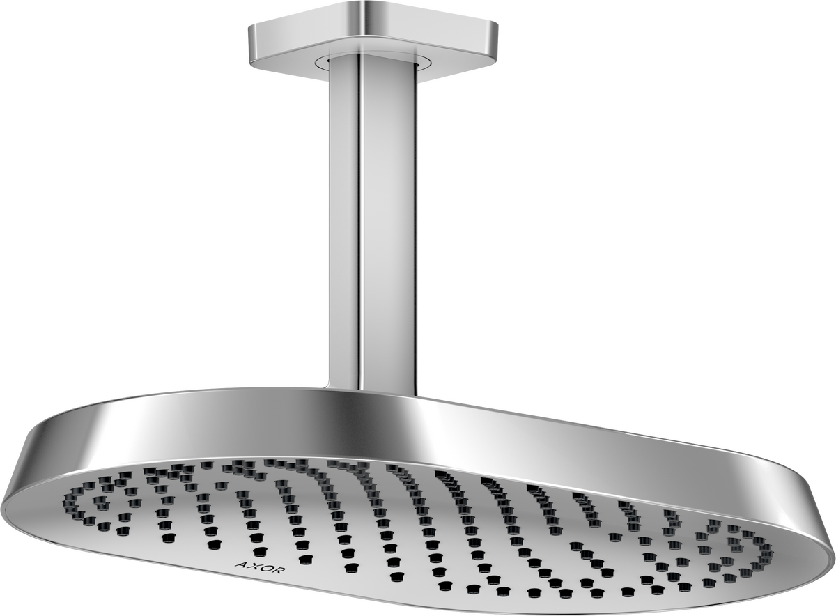 Axor ShowerSphere 2.5 GPM 370 1-Jet Ceiling Connection Polished Nickel Chrome Showerhead