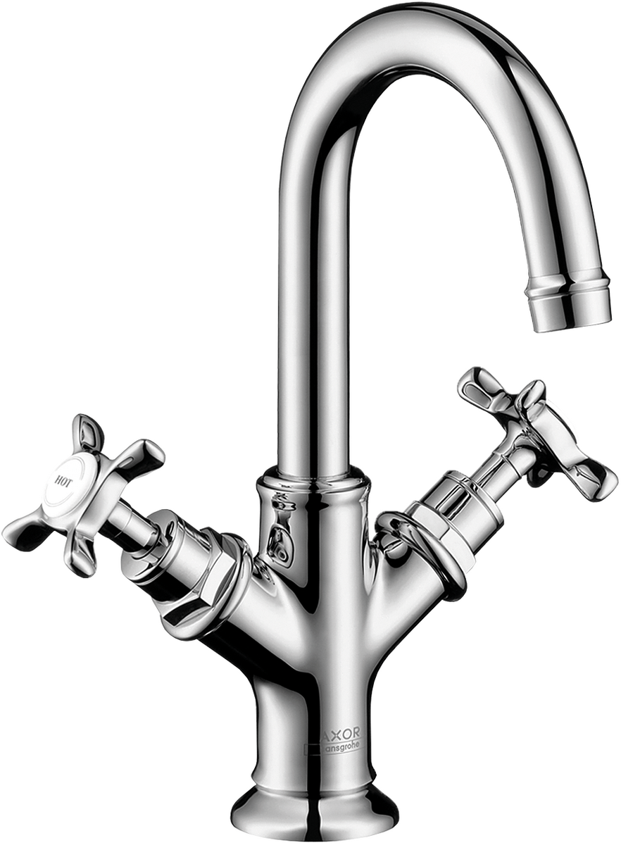 Axor Montreux 1.2 GPM 2-Handle 160 Chrome Faucet With Pop-Up Drain
