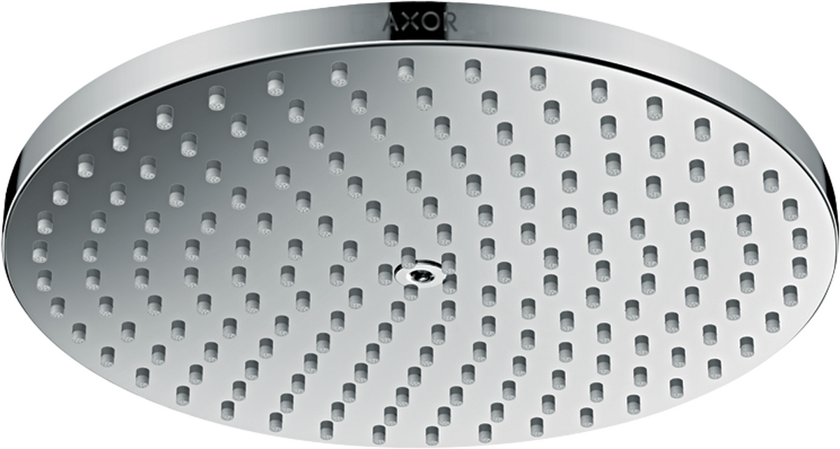 Axor Starck 2.5 GPM 240 1-Jet Chrome PowderRain Showerhead