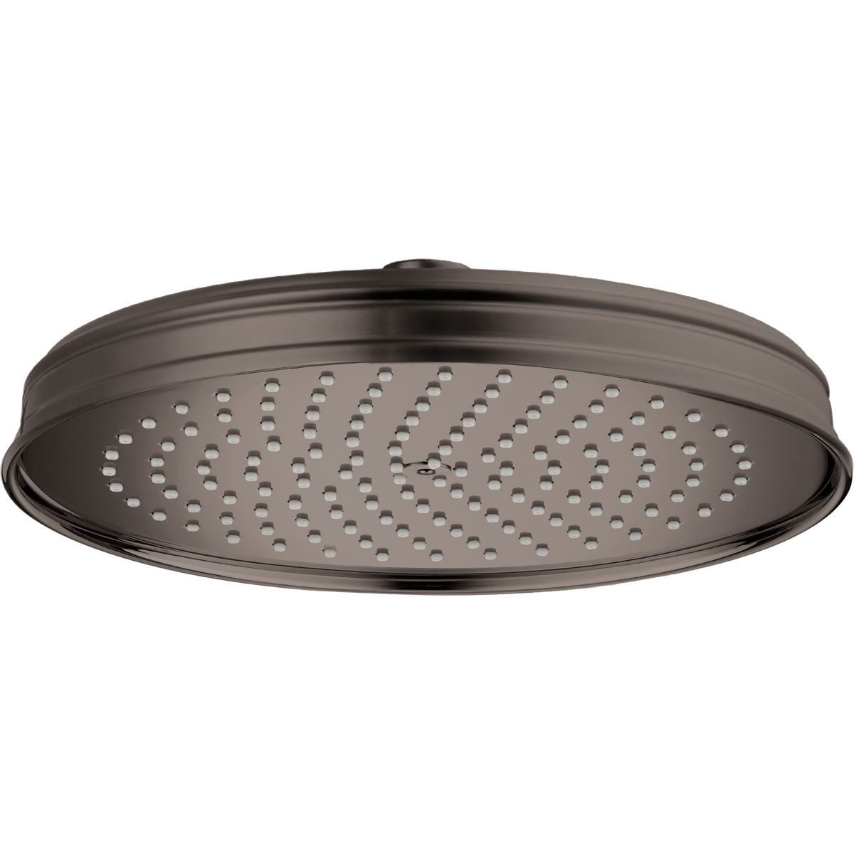 Axor Montreux 7” 2.5 GPM 180 1-Jet Brushed Black Chrome Showerhead