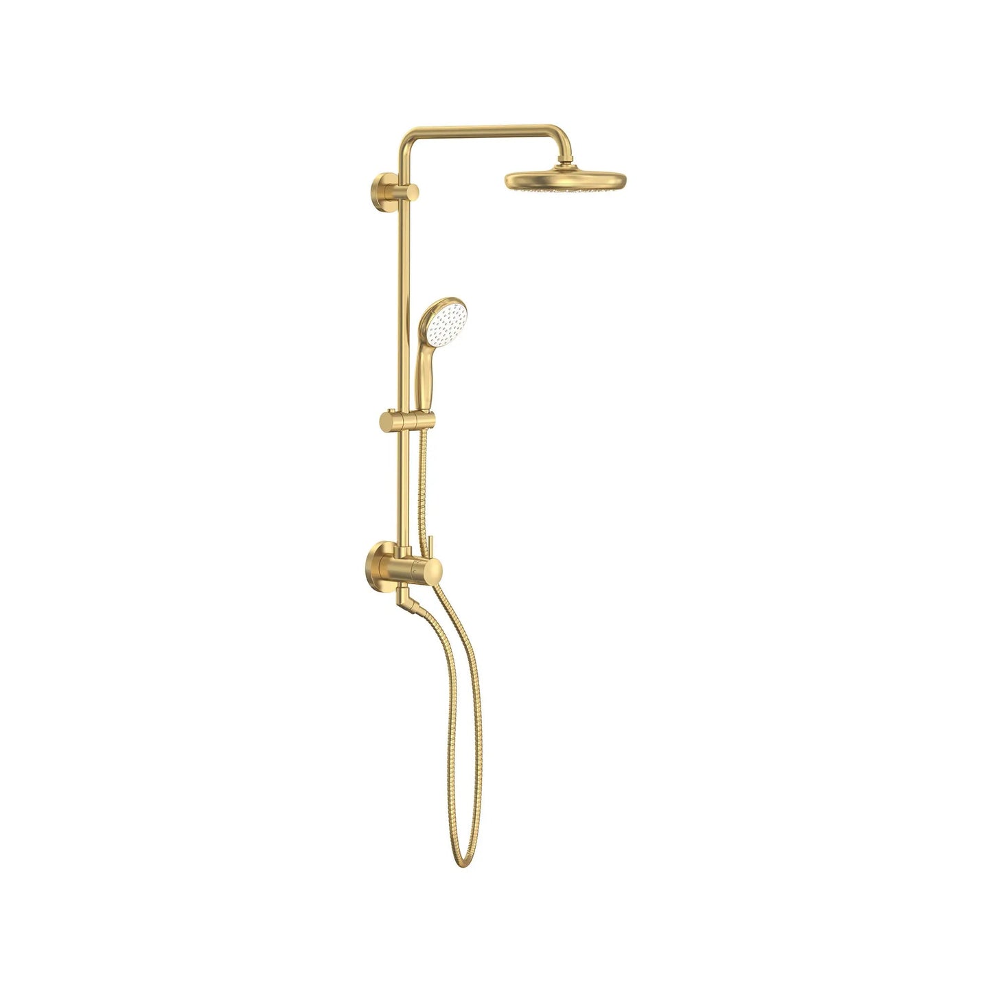 Grohe Tempesta 1.75 GPM Single Spray Shower Head 2-Spray Hand Shower Brushed Cool Sunrise 210 Shower System