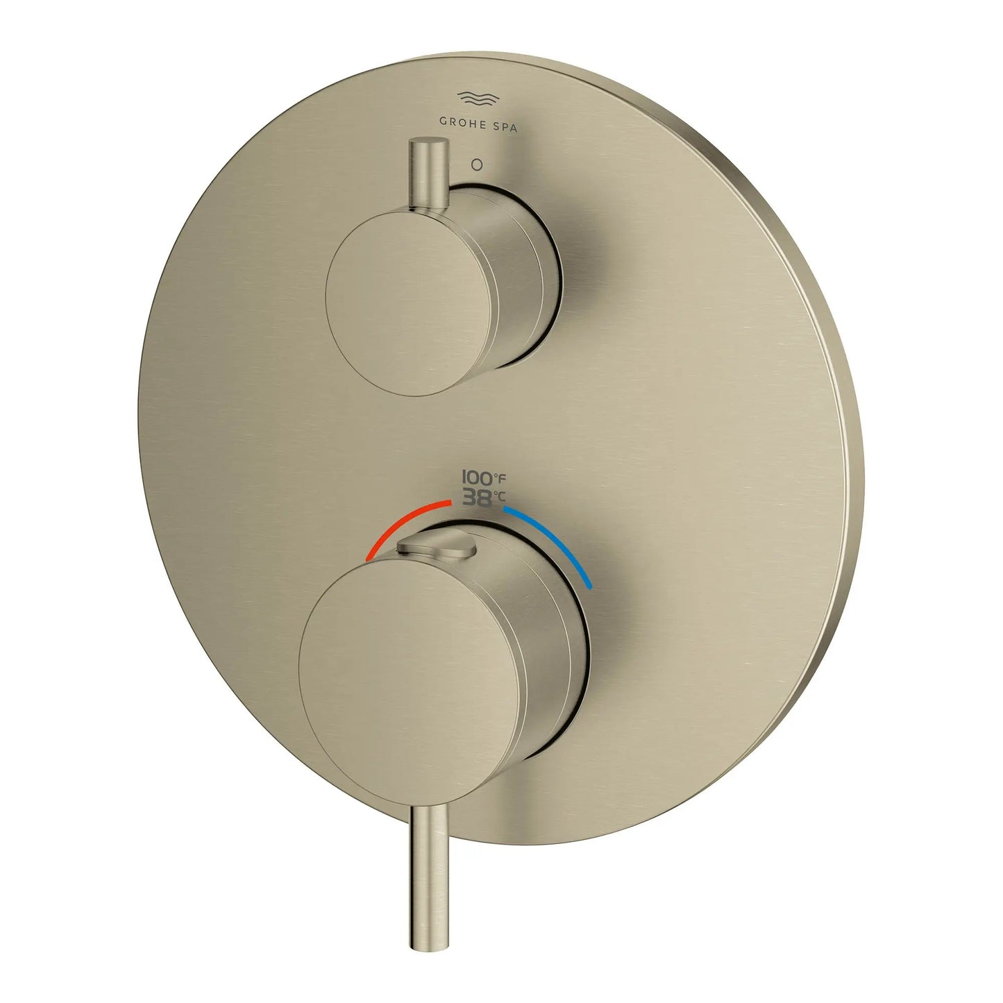 Grohe Atrio New Single Function 2-Handle Thermostatic Brushed Nickel Infinity Valve Trim