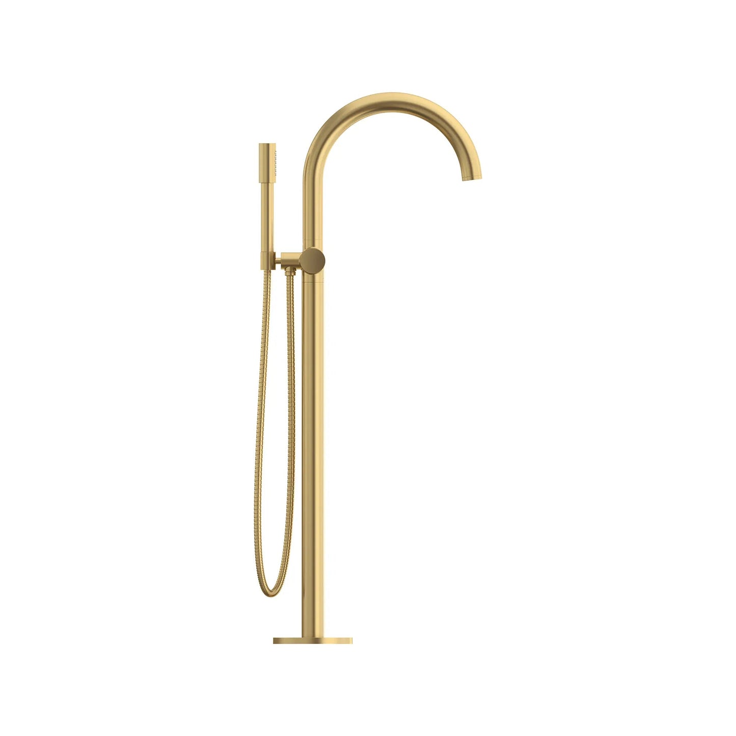 Grohe Atrio 1.75 GPM Single-Handle Freestanding Brushed Cool Sunrise Tub Faucet With Hand Shower