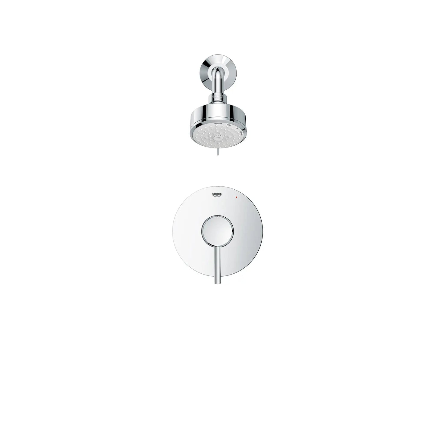 Grohe Concetto Pressure Balance Valve StarLight Chrome Shower Trim Kit