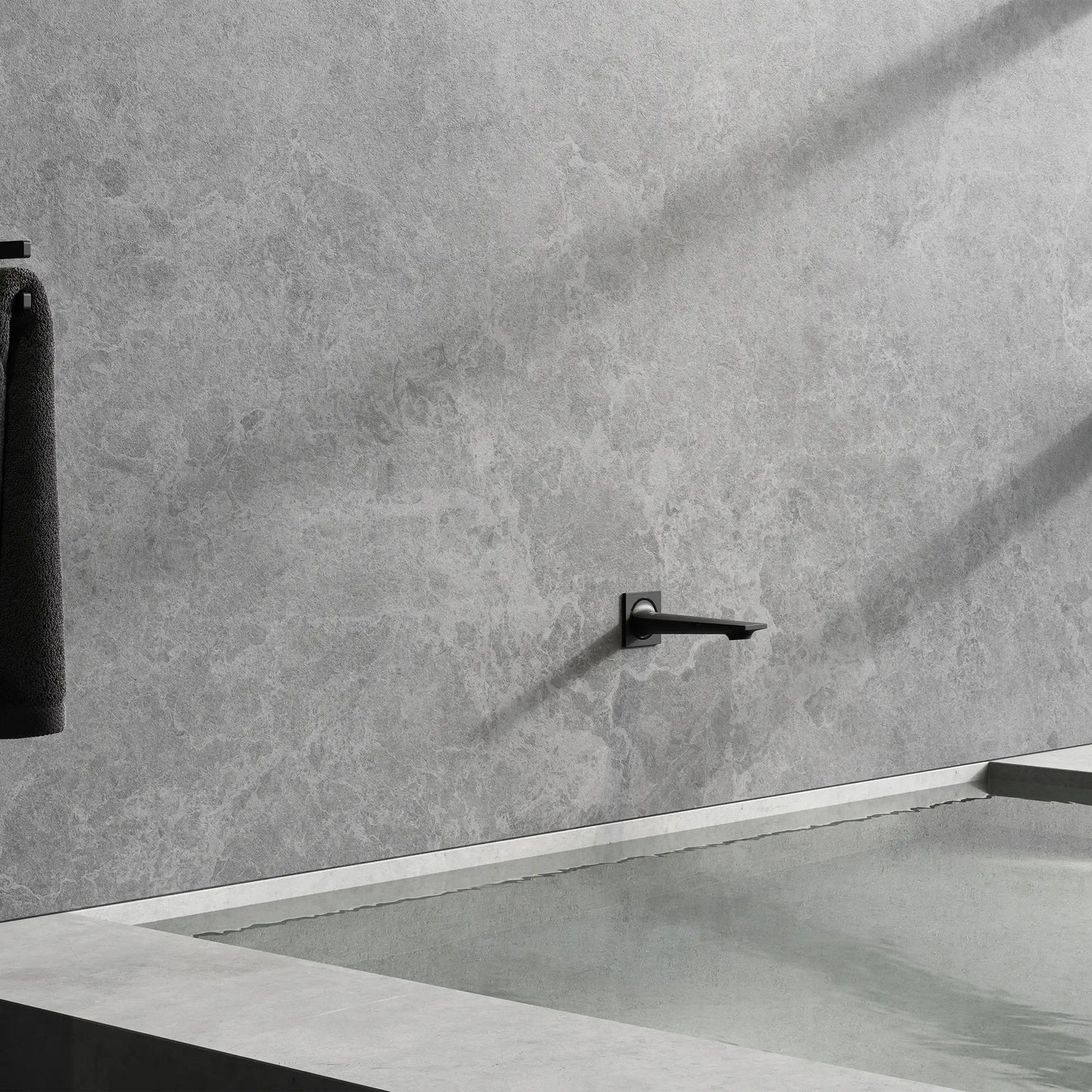Grohe Allure Matte Black Infinity Tub Spout