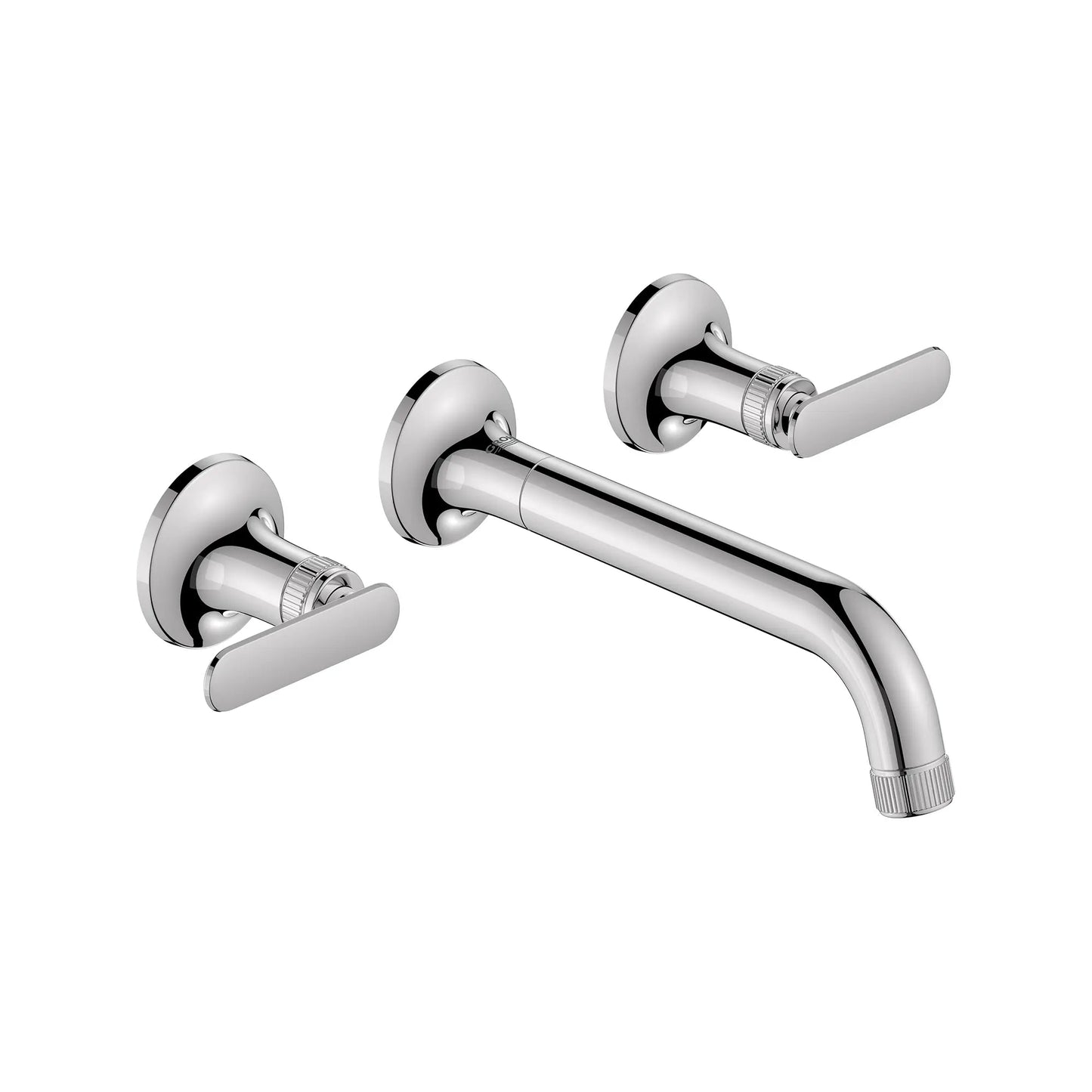 Grohe Listra 1.2 GPM Two-Handle Wall Mount Widespread StarLight Chrome Faucet