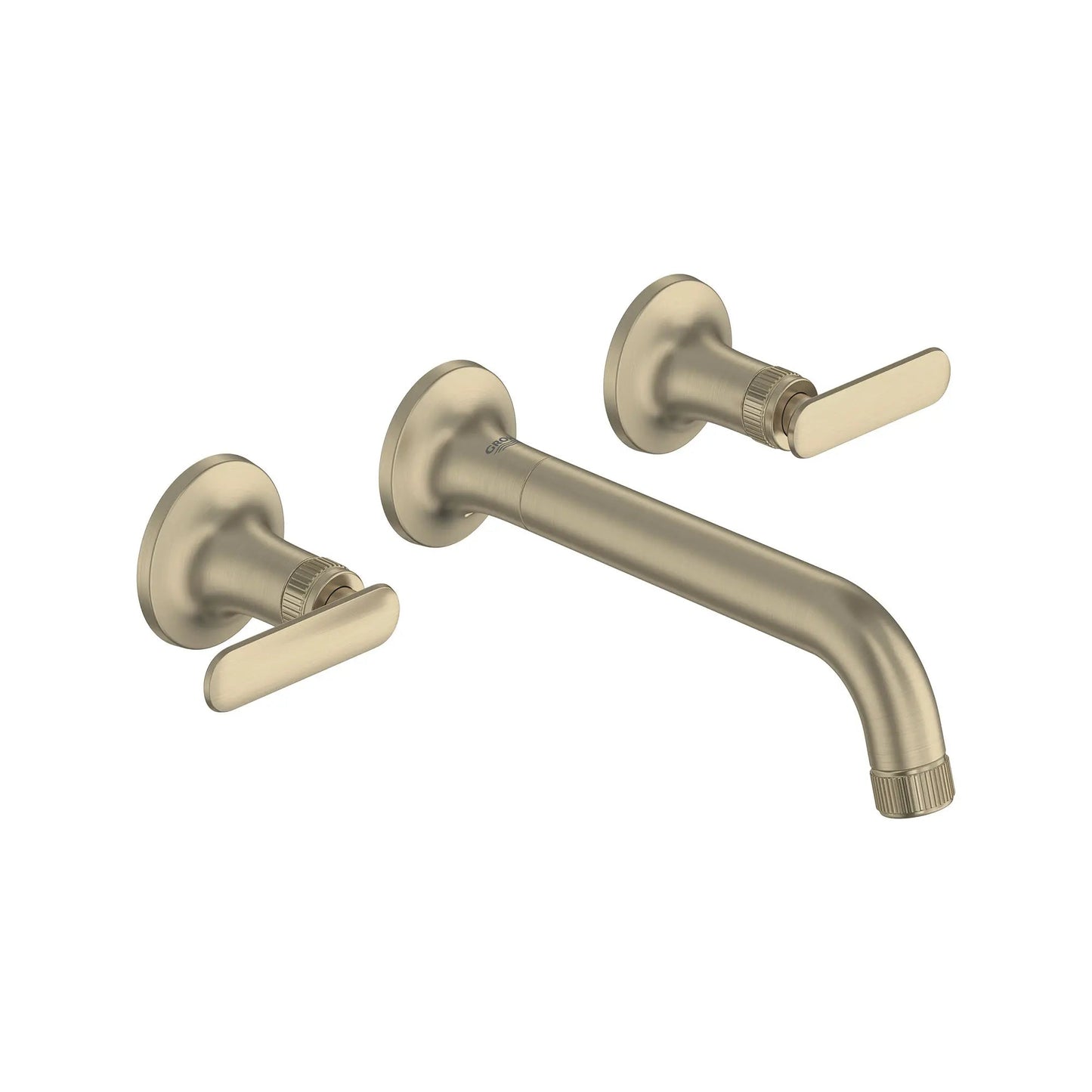 Grohe Listra 1.2 GPM Two-Handle Wall Mount Widespread Brushed Nickel Infinity Faucet