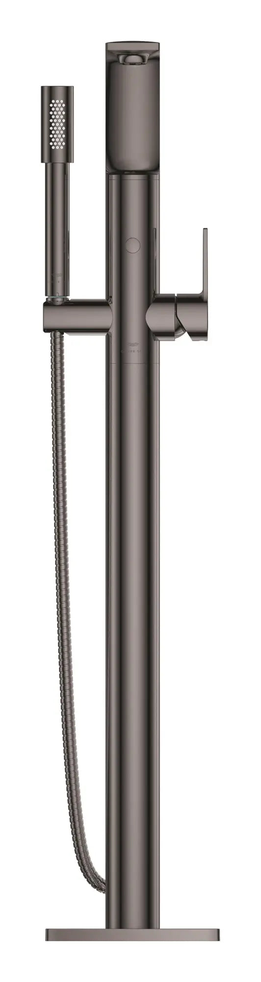 Grohe Allure 1.75 GPM Single-Handle Freestanding Hard Graphite Tub Faucet With Hand Shower