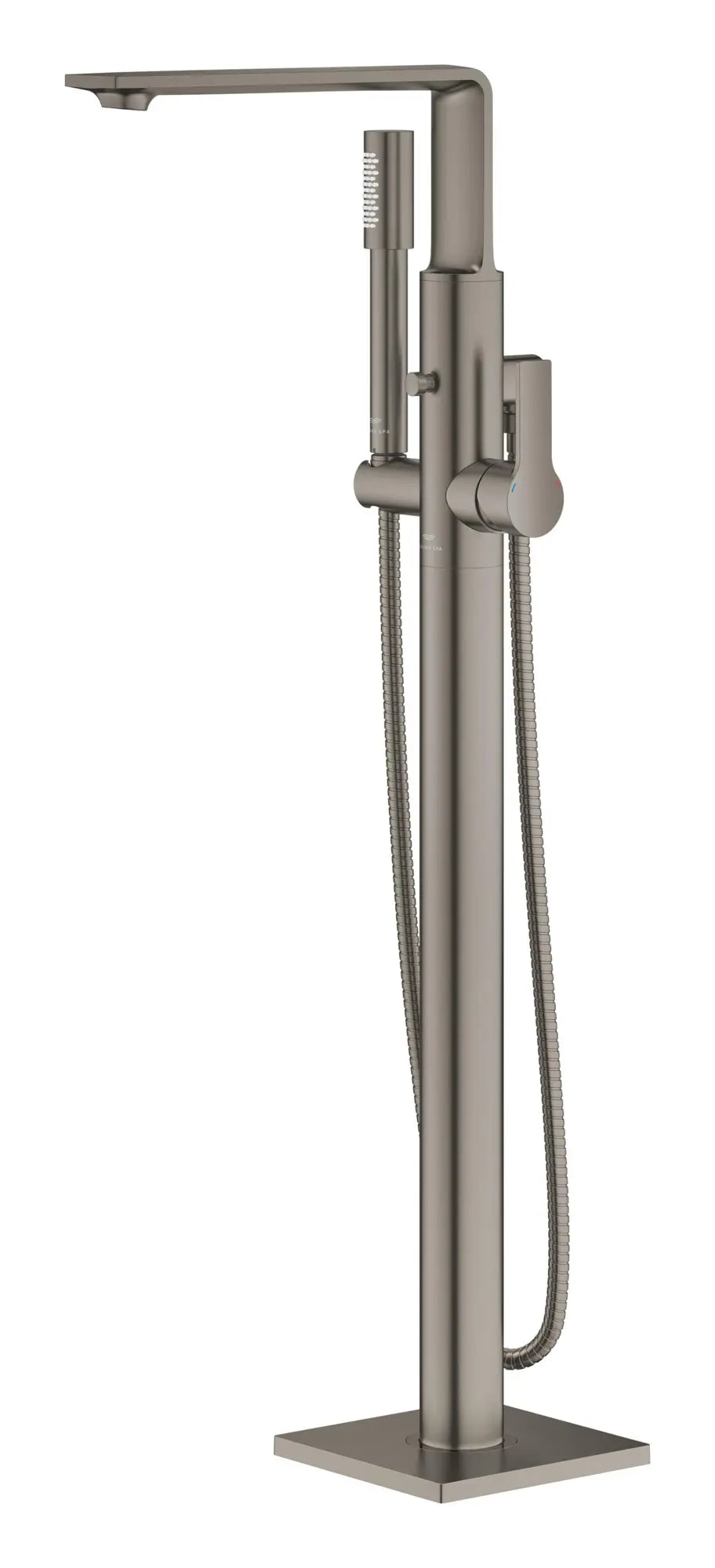 Grohe Allure 1.75 GPM Single-Handle Freestanding Brushed Hard Graphite Tub Faucet With Hand Shower