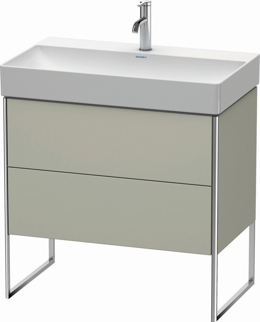 Duravit XSquare 31" Taupe Two Drawer Floorstanding Vanity Unit (XS444306060)