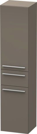 Duravit X-Large 69" x 14" x 16" Flannel Gray Finish Tall Cabinet (XL1131L9090)
