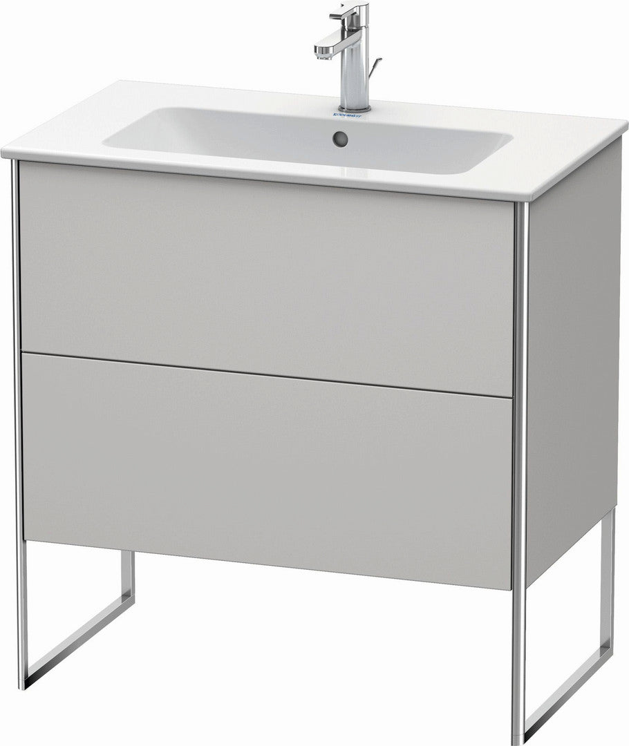 Duravit XSquare 32" Nordic White Two Drawer Floorstanding Vanity Unit (XS444603939)