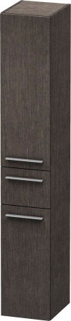 Duravit X-Large 69" x 14" x 12" Dark Brushed Oak Finish Tall Cabinet (XL1128R7272)