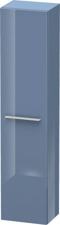 Duravit X-Large 52" x 12" x 9" Stone Blue High Gloss Finish Semi-Tall Cabinet (XL1150L4747)