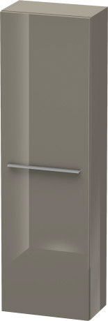 Duravit X-Large 52" x 16" x 9" Flannel Gray Finish Semi-Tall Cabinet (XL1152L8989)